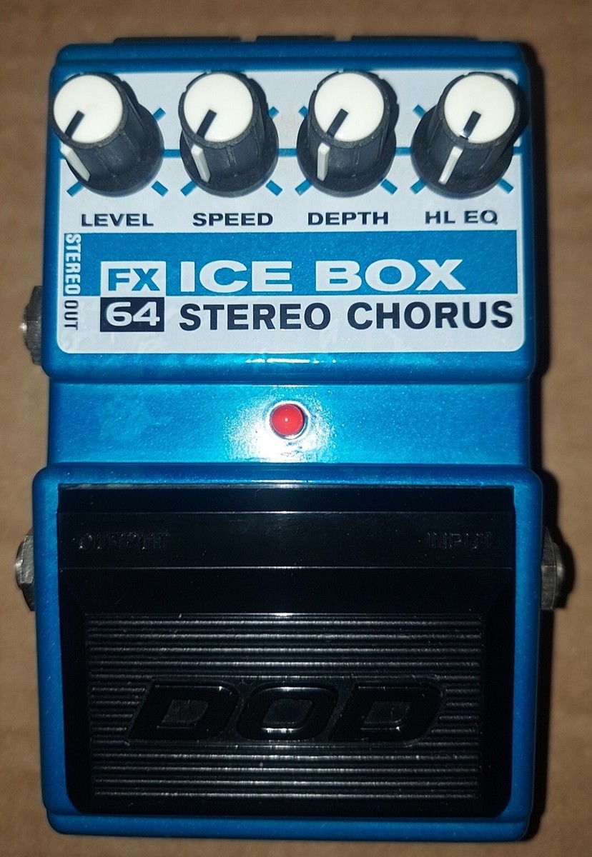 DOD ICE BOX FX64 STEREO CHORUS EFFECTS PEDAL | eBay