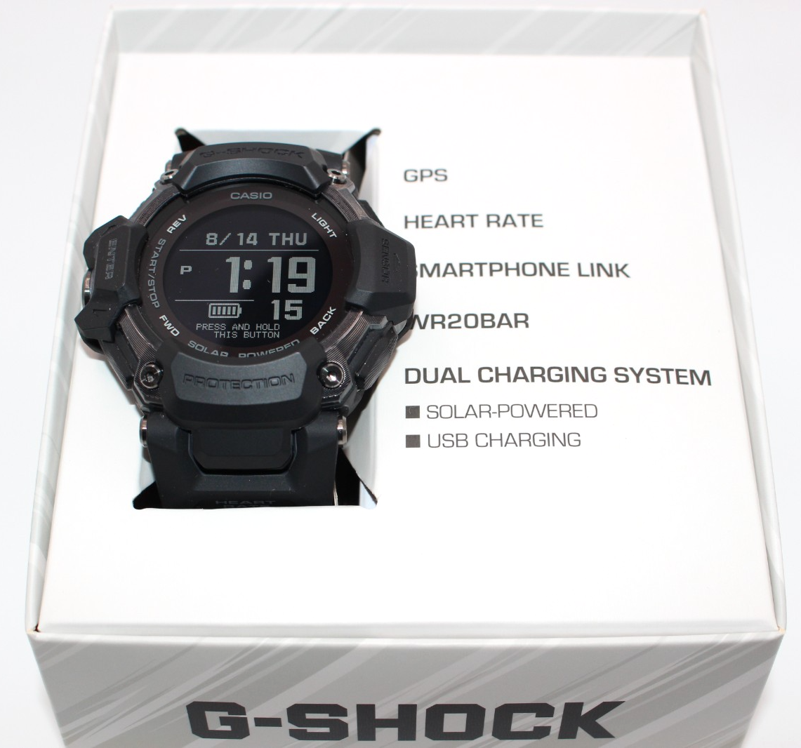 CASIO G-SHOCK GBD-H2000-1BJR G-SQUAD Sport Bluetooth GPS Digital