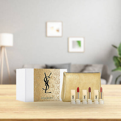 Yves Saint Laurent Travel Size Rouge Pur Couture Lipstick Trio