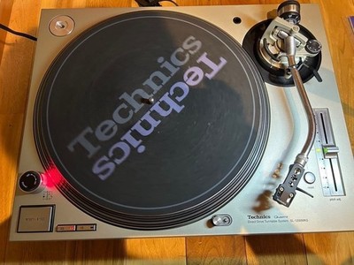 Technics SL-1200 MK5 Silver Direct Drive DJ Turntables Vintage | eBay
