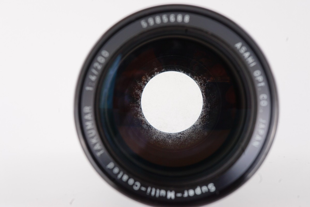 EX+++++ PENTAX SMC Super Multi Coated TAKUMAR 200mm F/4 For M42