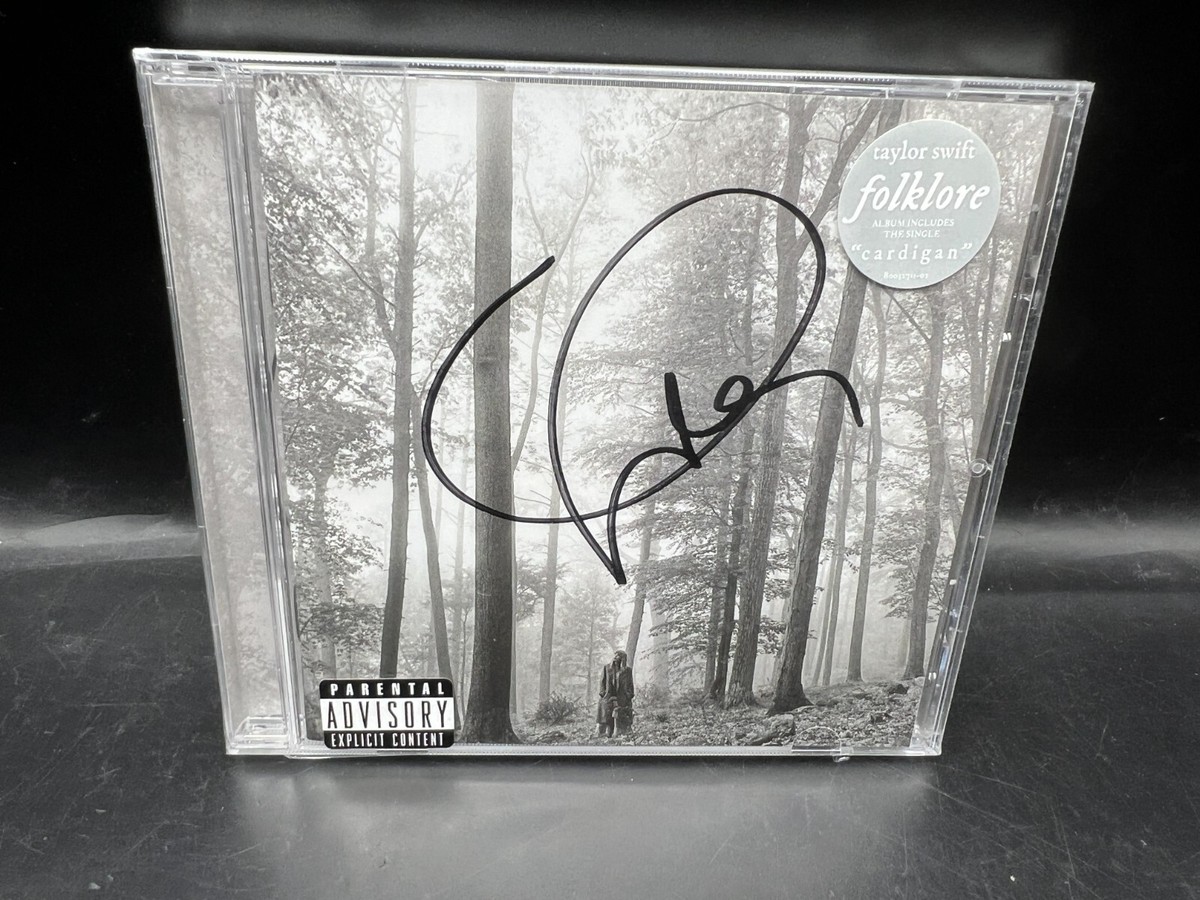 Taylor Swift Signed Autograph Folklore CD Album NEW SEALED | eBay