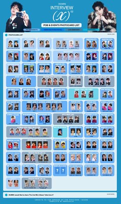 EXO - XIUMIN The 2nd Mini Album 'Interview X' ALL POB EVENT