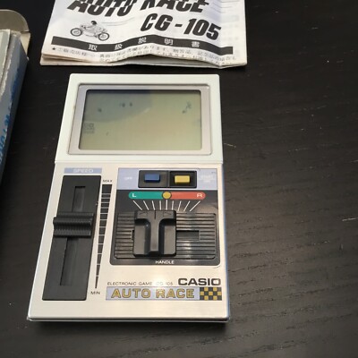 Casio Autorace Auto Race CG-105 Handheld Electronic Video Game For
