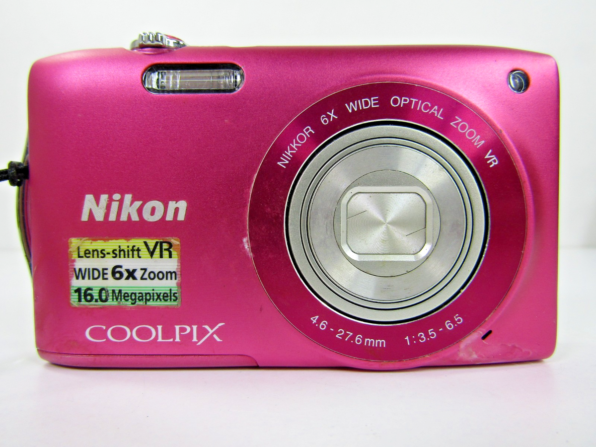 Nikon COOLPIX S3300 16.0MP Digital Camera Pink | eBay