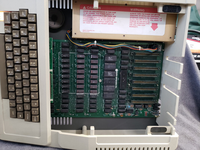 Vintage Apple II Plus System with Display and Drives A2S0016