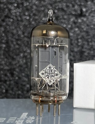 Telefunken ECC83 12AX7 Vacuum Tube Ribbed Plate Diamond Bottom