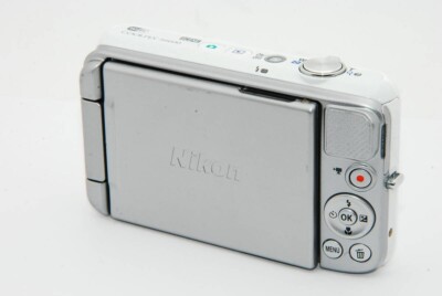 Nikon Coolpix S6600 Compact Digital Camera White 16MP 12 x Optical