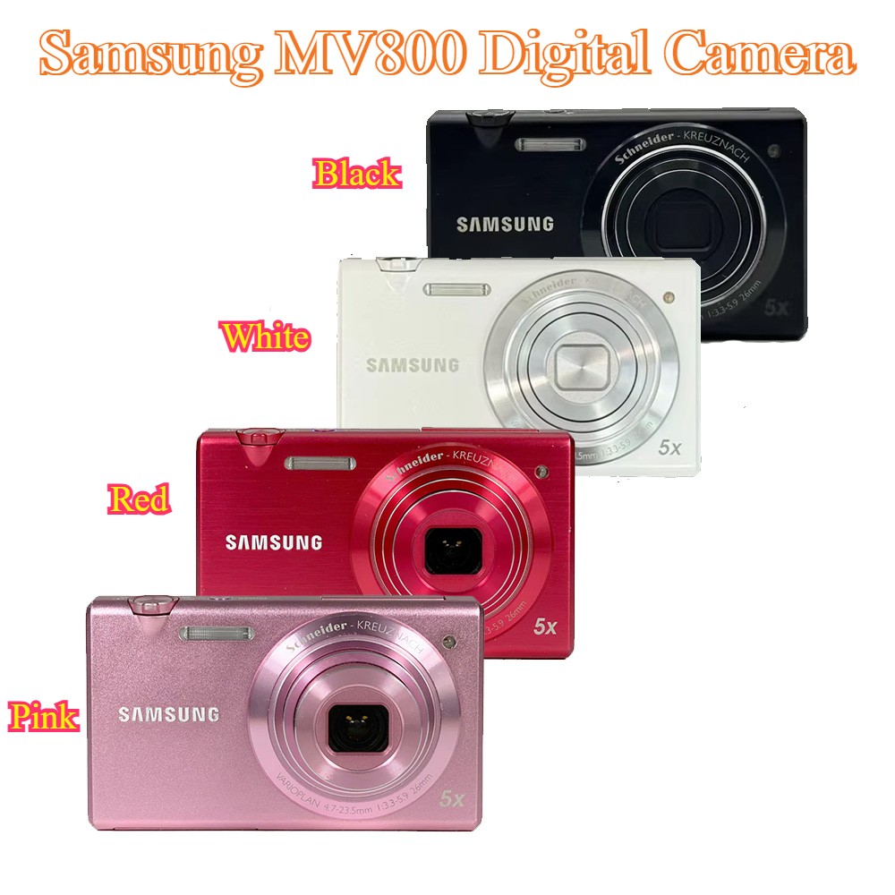 Samsung MV800 Digital Camera 16.1 MP Flip-out Touch Screen English