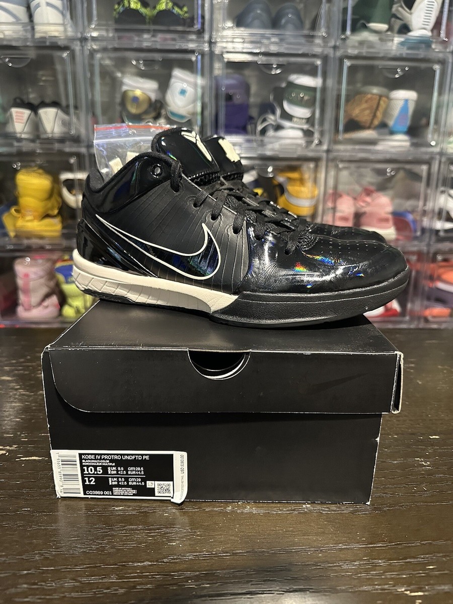 Size 10.5 - Nike Undefeated x Kobe 4 Protro Black | eBay