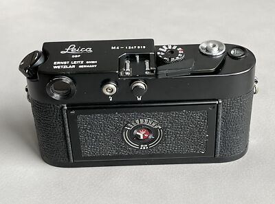 Ex Leica M4 Rangefinder Film Camera Body No.124xxxx Black Paint w