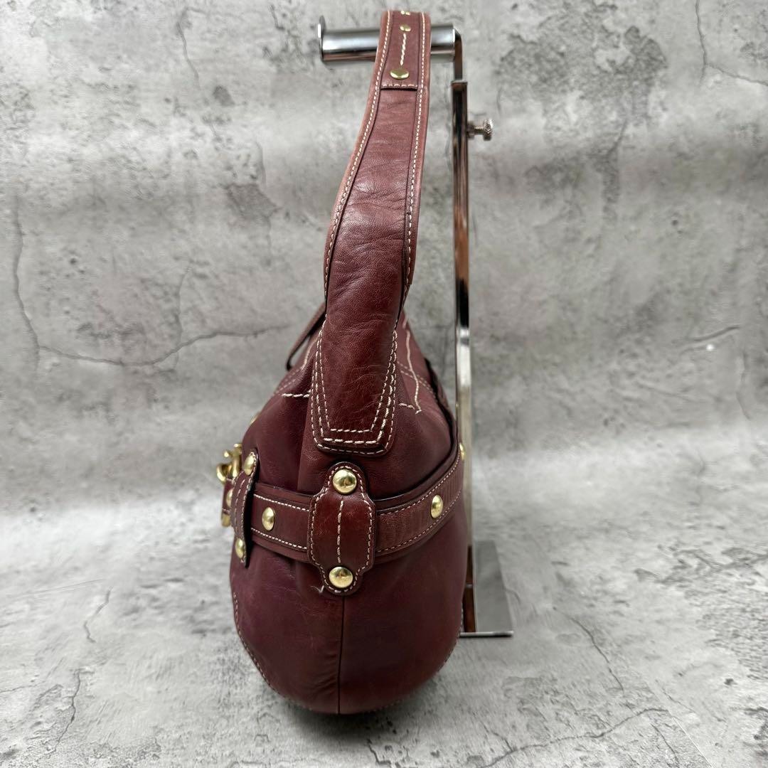 COACH 11261 Vintage Y2K Purse Ergo Hobo Shoulder Bag Leather Brass