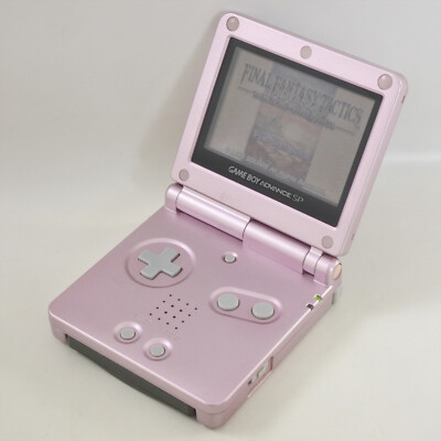 Nintendo Game Boy Advance SP | Pearl Pink | Region Free | 512 MB
