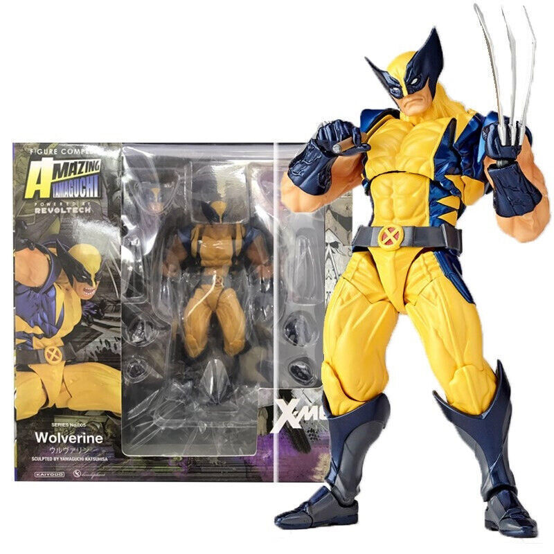 Anime X-men Wolverine Action Figure Toy Revoltech Amazing