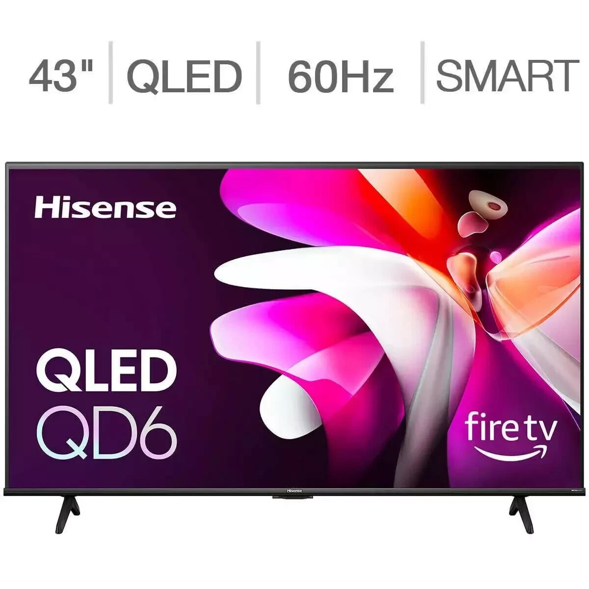 Hisense 43 Class - QD6 Series - 4K UHD QLED LCD TV | eBay