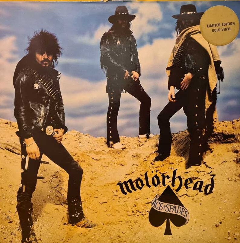 Motörhead Ace Of Spades GOLD LP UK 1980 Bronze NM | eBay