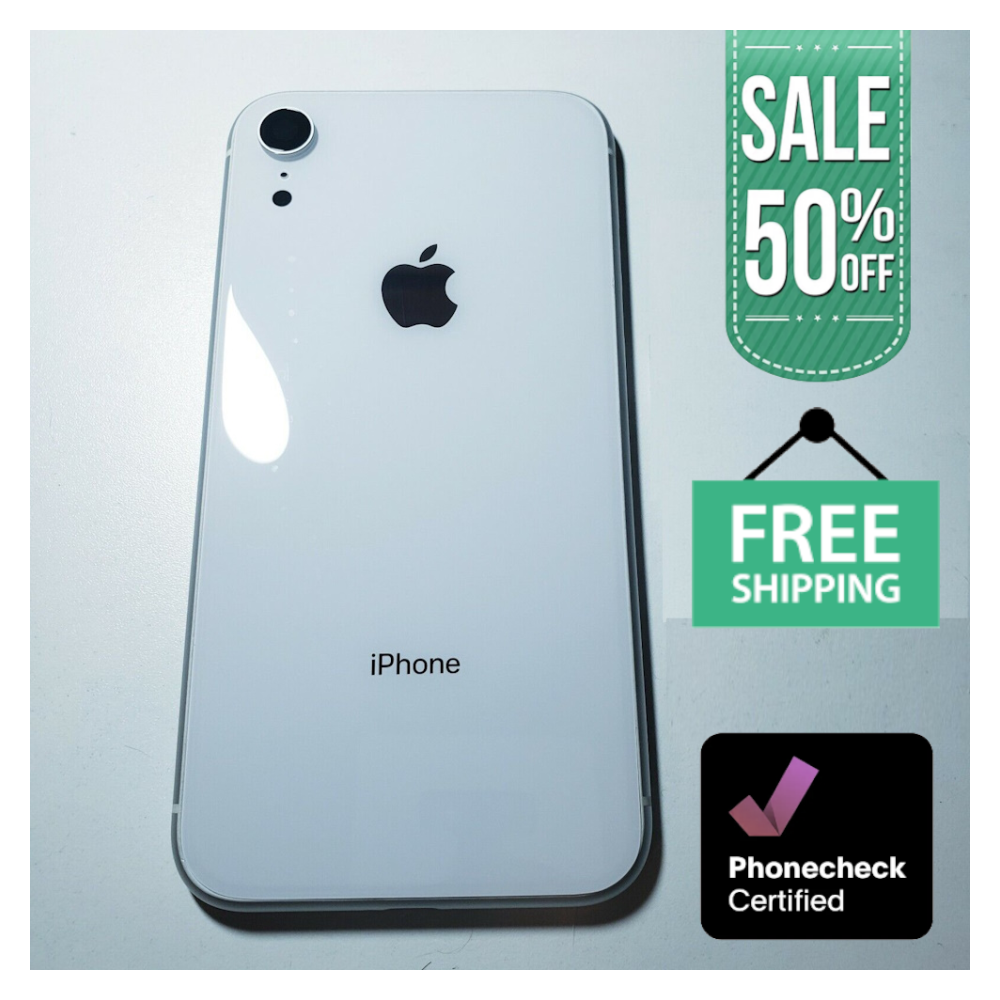 Apple iPhone XR 64GB Unlocked Black, Coral, White - T-Mobile, AT&T