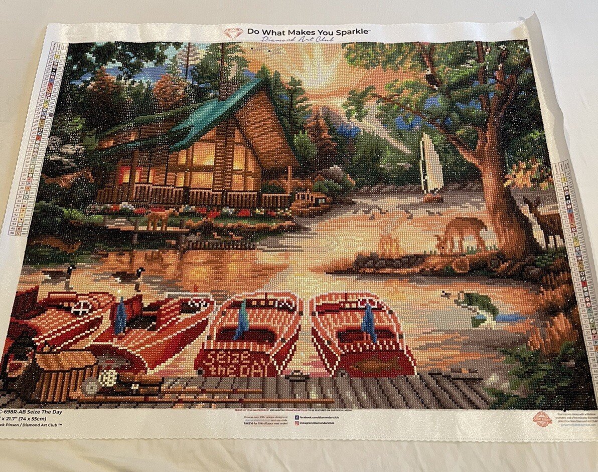 Diamond Art Club Chuck Pinson Seize the Day Diamond Finished