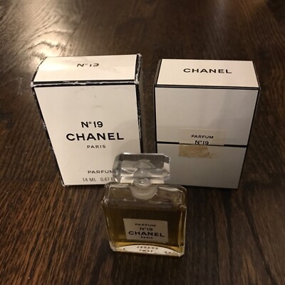 Vintage Chanel No.19 Pure Perfume Parfum Extrait 14ml/0.47oz