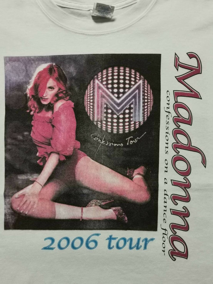 Madonna Confessions on a dance floor 2006 Tour T-Shirt Sz XL | eBay