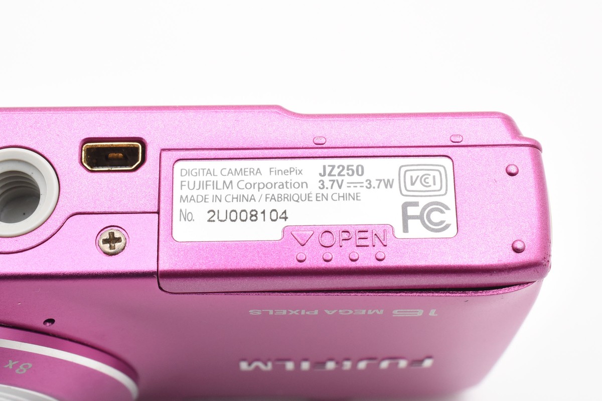 FUJIFILM FINEPIX JZ250 16.0MP Digital Camera Pink [Exc+++