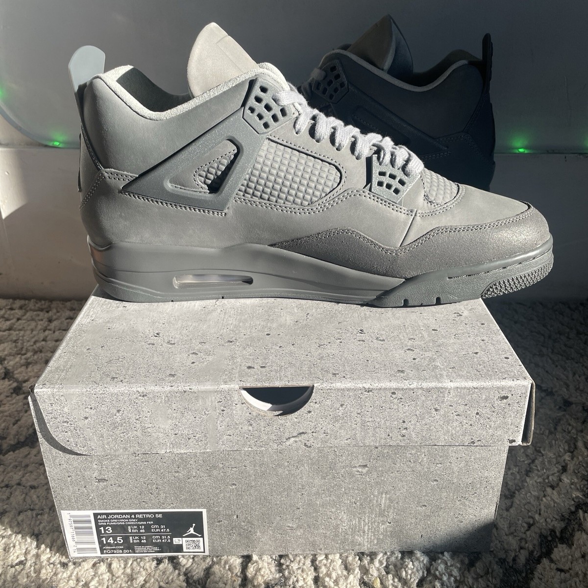 Size 13 - Air Jordan 4 Retro SE Wet Cement | eBay