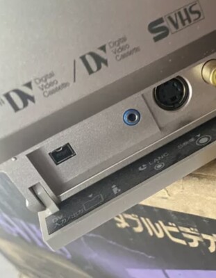 Sony ES Wv-dr7 Dv/mini DV Svhs/vhs Video Player Recorder Dual Deck