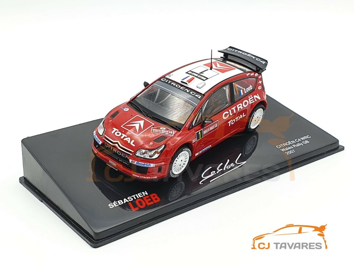 ALTAYA CITROEN C4 WRC #1 SEBASTIEN LOEB WALES RALLY GB 2007 1/43