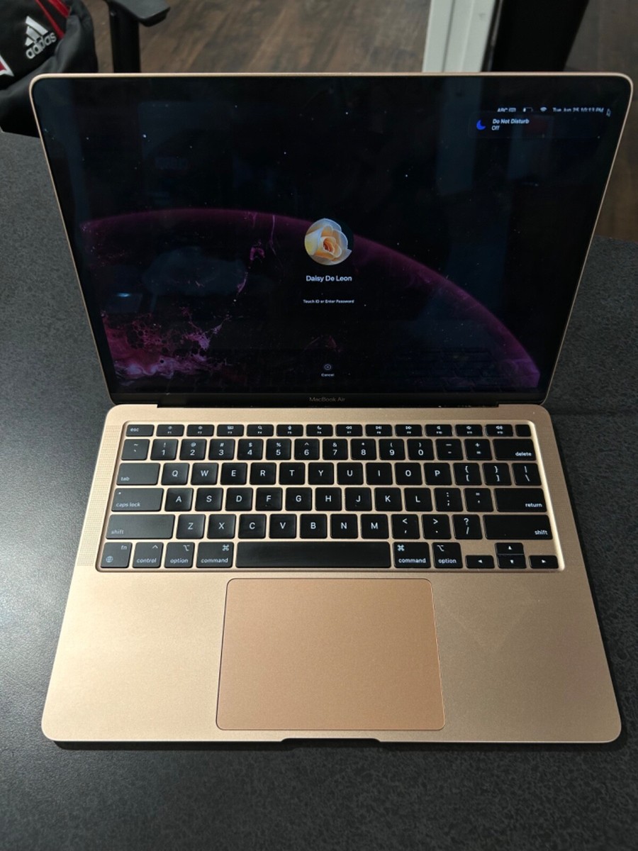 Apple MacBook Air 13in (256GB SSD, M1, 8GB) Laptop - Gold