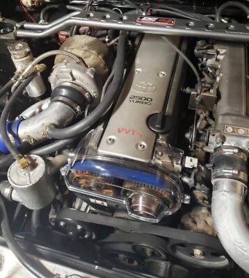 1JZ VVTI GTE CLEAR CAM TIMING BELT COVER FIT TOYOTA CHASER JZX100