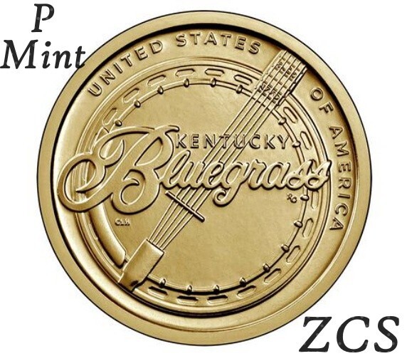 2022 P American Innovation $1 Kentucky Bluegrass UNC Dollar Coins