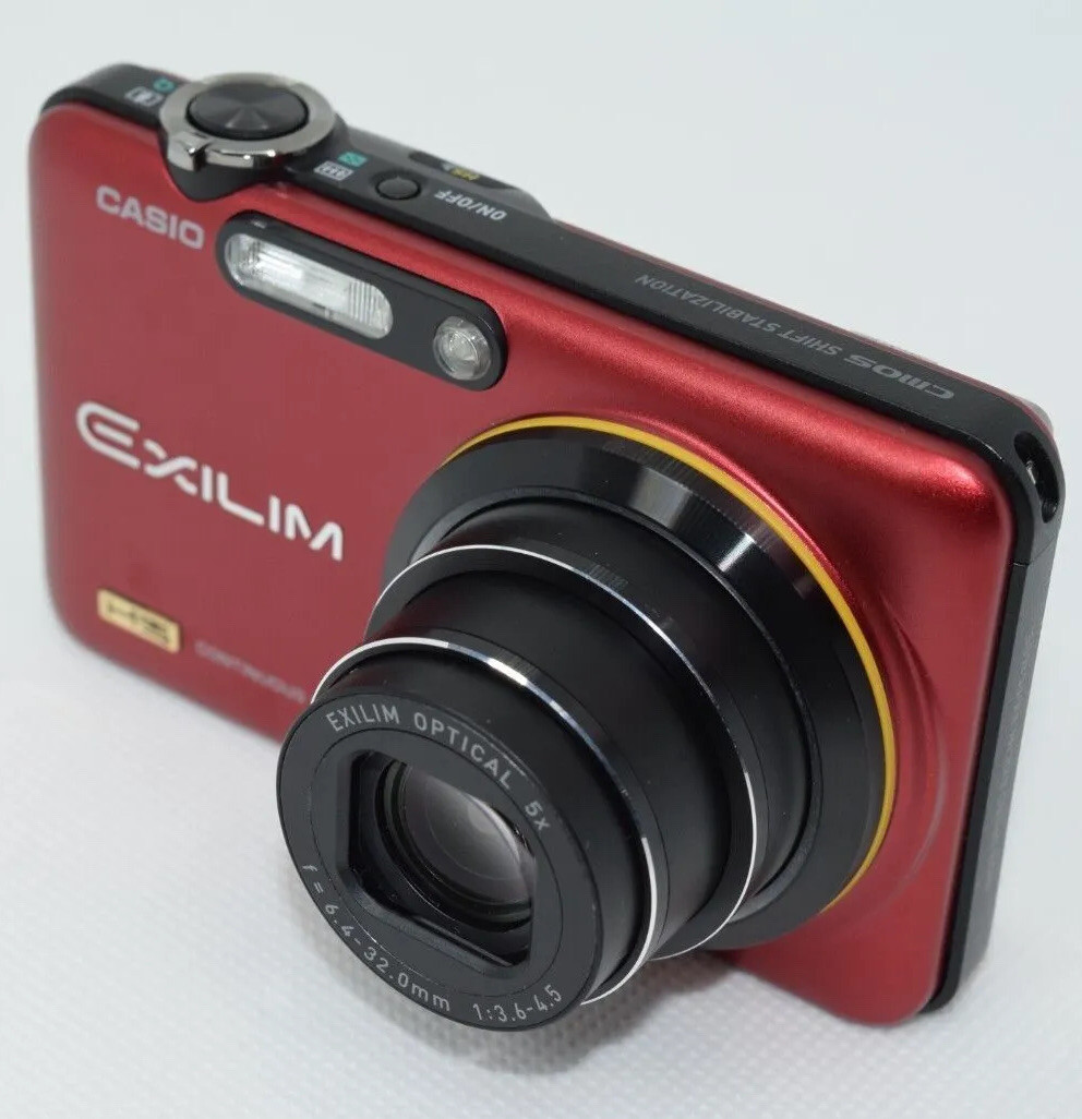 CASIO Golf Digital Camera HIGH SPEED EXILIM Red 10.1 MP EX-FC160