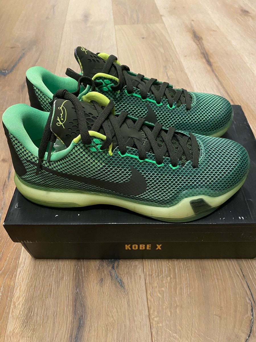 Nike Kobe X 10 Vino Poison Green Men's Size 9 - New With Box