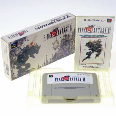 Final fantasy VI 6 Nintendo Super Famicom SFC Japan Import NTSC-J