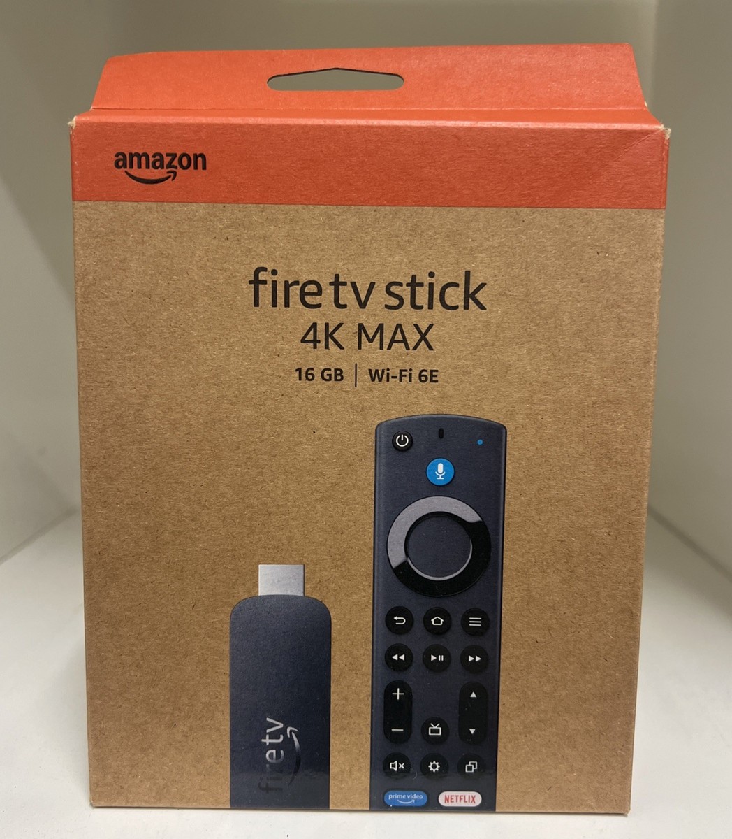 Amazon Fire TV Stick 4K Max 16GB streaming device, supports Wi-Fi