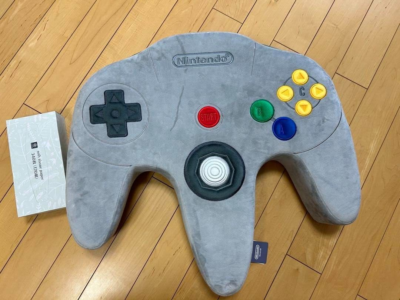 Nintendo Museum Nintendo 64 Controller Plush toy Big Cushion