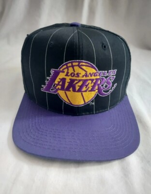 🚨🔥Vintage Starter Snapback Hat Black Los Angeles Lakers