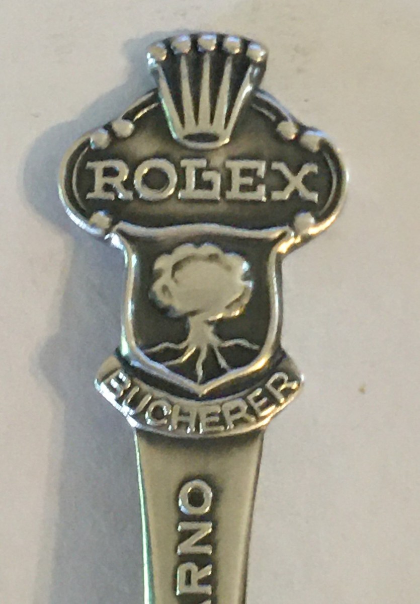 Locarno Rolex Bucherer Switzerland CB 6.9 M Vintage Souvenir Spoon