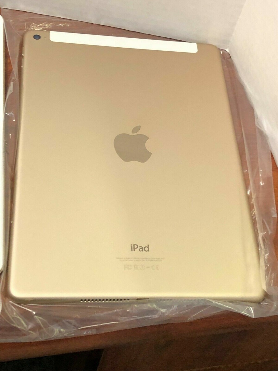 Apple IPAD Air 2 128 GB Gold Wifi + Cellular Model B-Grade FULLY