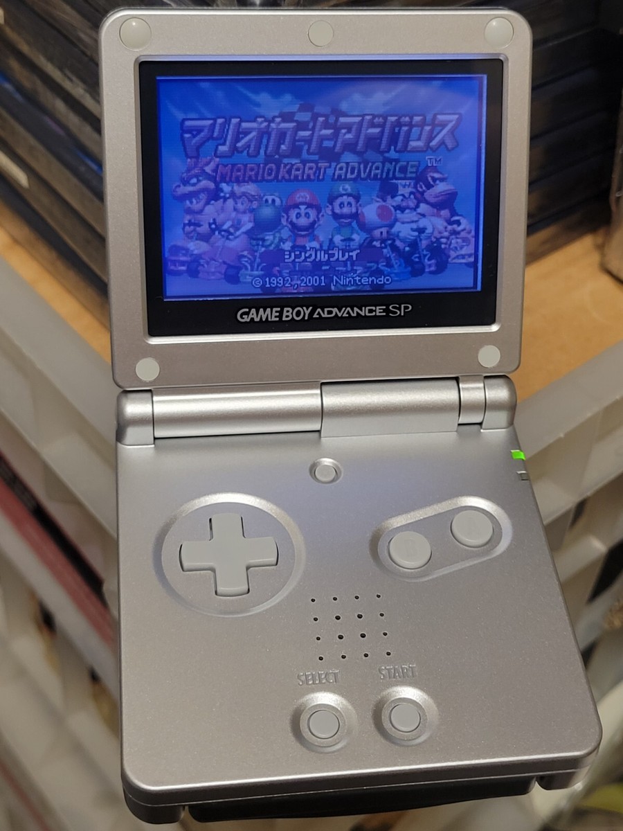 Gameboy Advance SP Silver (2003) Pre-Owned Boxed Japanese Nintendo