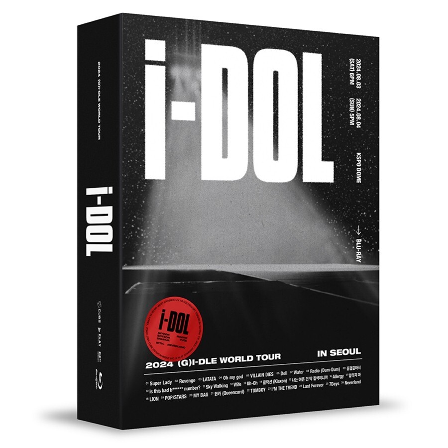 G)I-DLE [2024 WORLD TOUR iDOL IN SEOUL] BLU-RAY/2 CD+Photo Book+