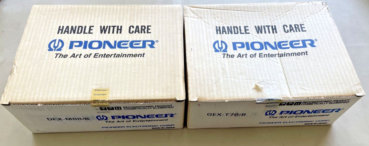 VTG Old School Pioneer Premier DEX-M88 CD Player + GEX-T70 Tuner