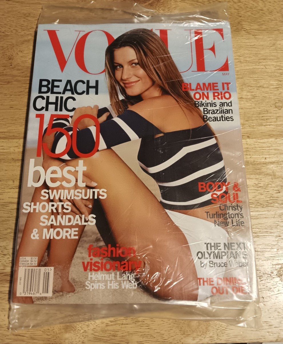 洋書 Vogue us may2000 gisel swimsuit issue 洋書 Vogue us may2000