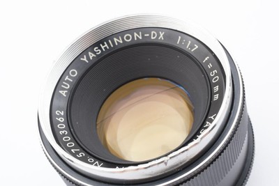 ◎フレア◎YASHICA YASHINON-DX 50mm F1.7 Y077Yashica Auto Yashinon