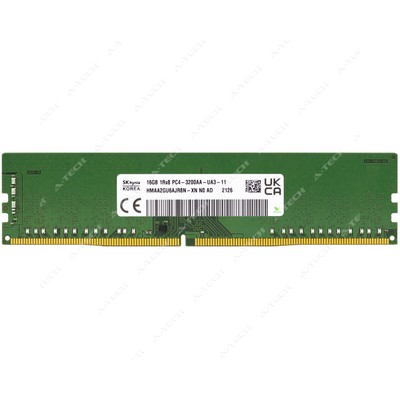 SK HYNIX 16GB DDR4 3200 1Rx8 Ram Memory PC4-3200AA-UA3-11