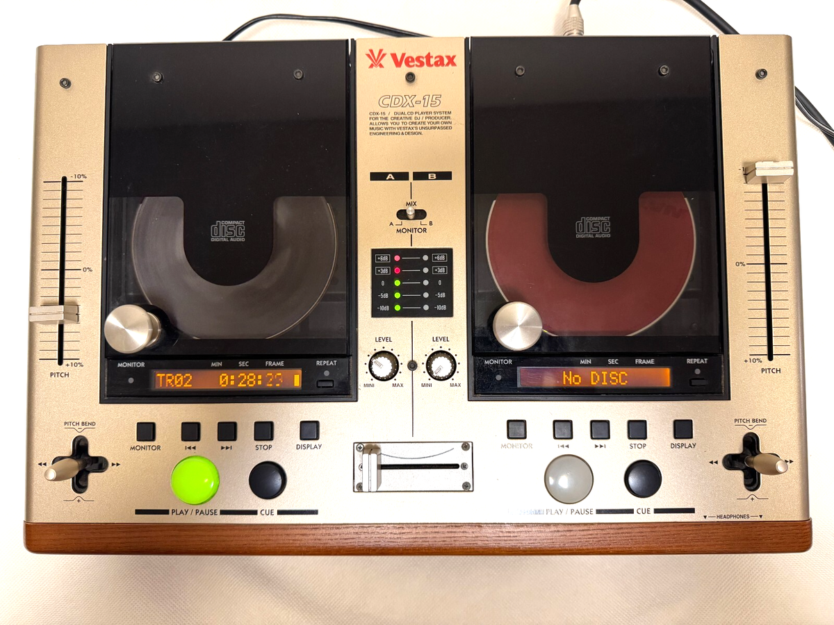 For parts】Vestax CDX-15 CDJ Mixer Dual CD Player AC100V | eBay