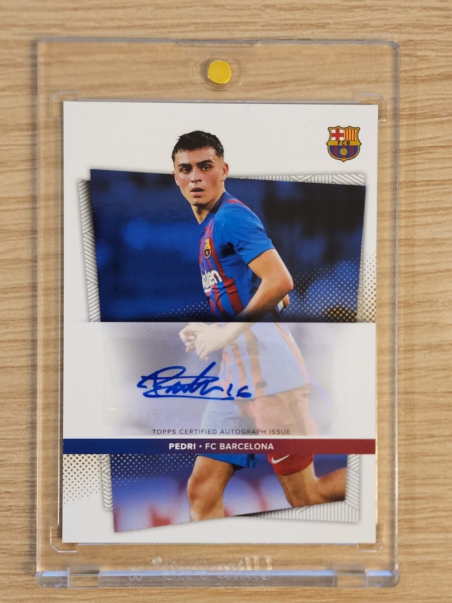Pedri Auto Topps Barcelona Team Set /150 | eBay