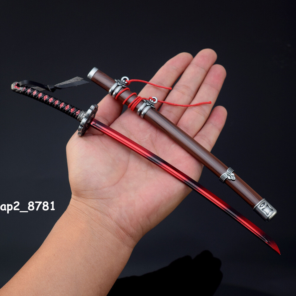 1/6 Metal Japanese Ninja Samurai Sword Katana For Ashin Wolf 12