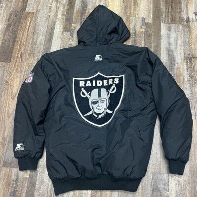 Vintage Oakland LA Las Vegas Raiders Nike Starter Football Jacket