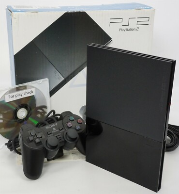 PS2 Playstation 2 Black Console SCPH-90000 Only for NTSC-J Tested